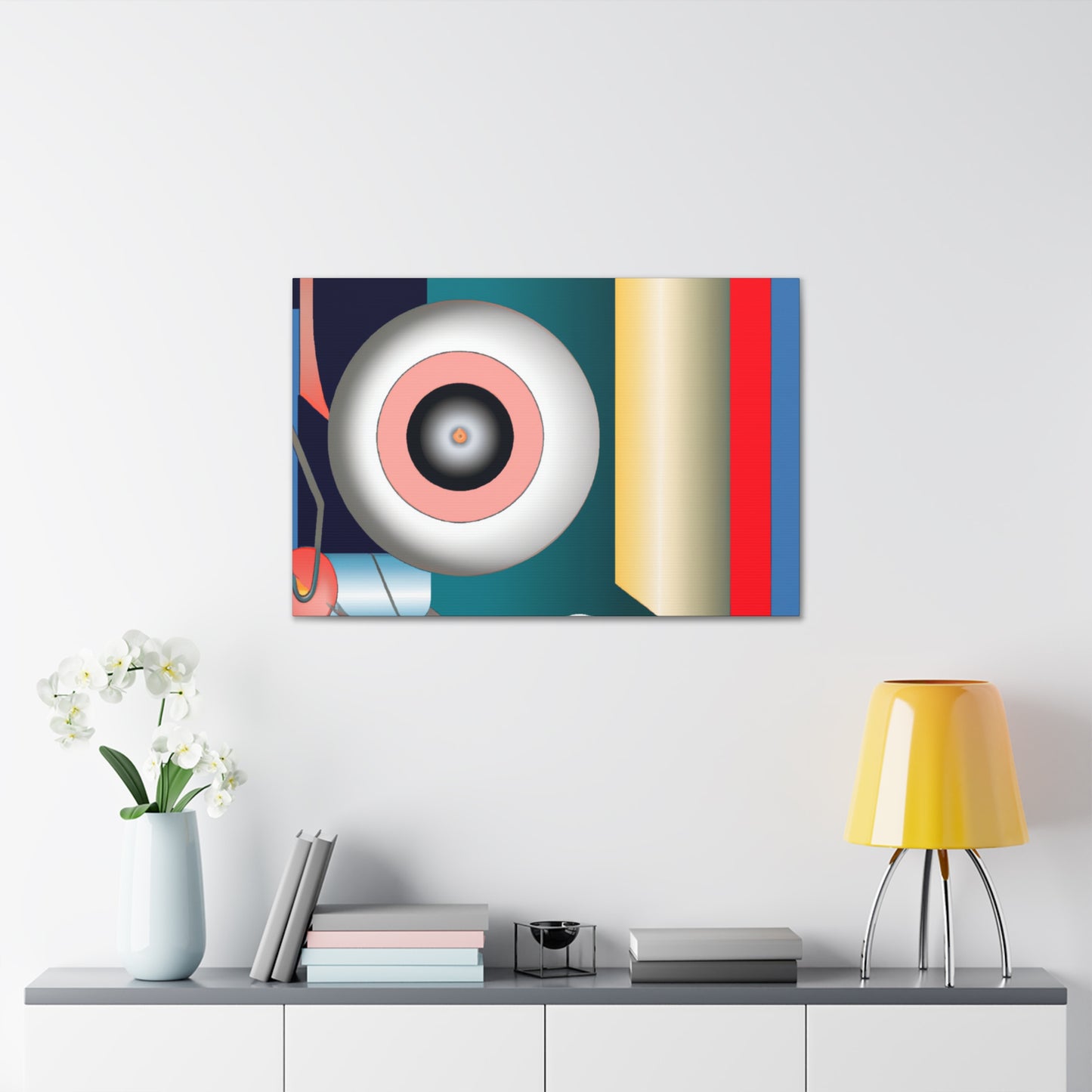 Gilded Metropolis: Art Deco Design Canvas