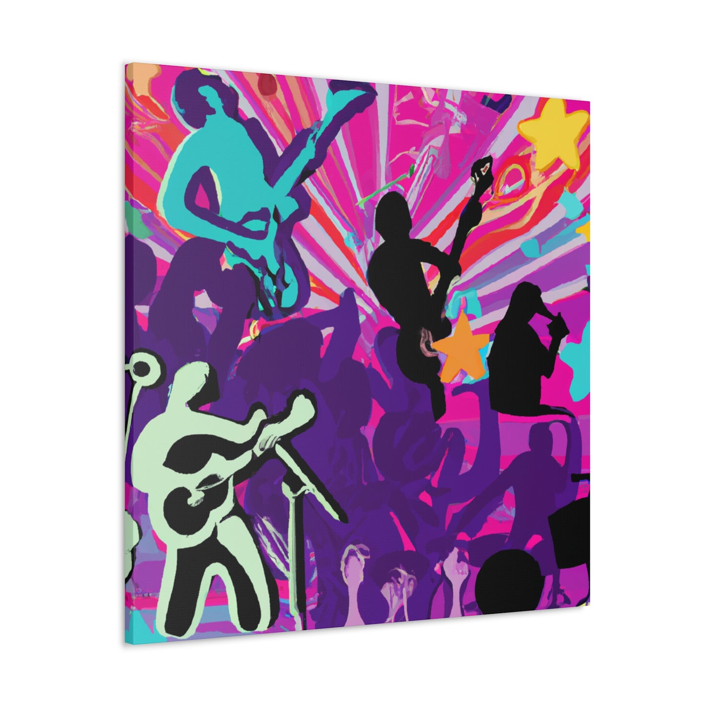 "American Beats - Retro Music" - Canvas