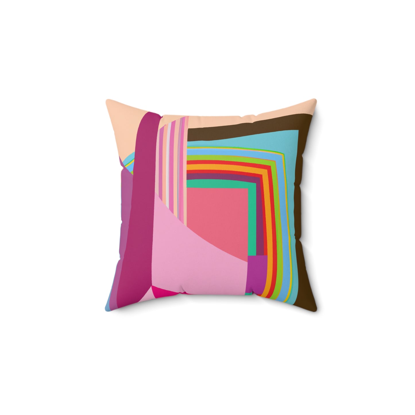 Spun Polyester Square Pillow