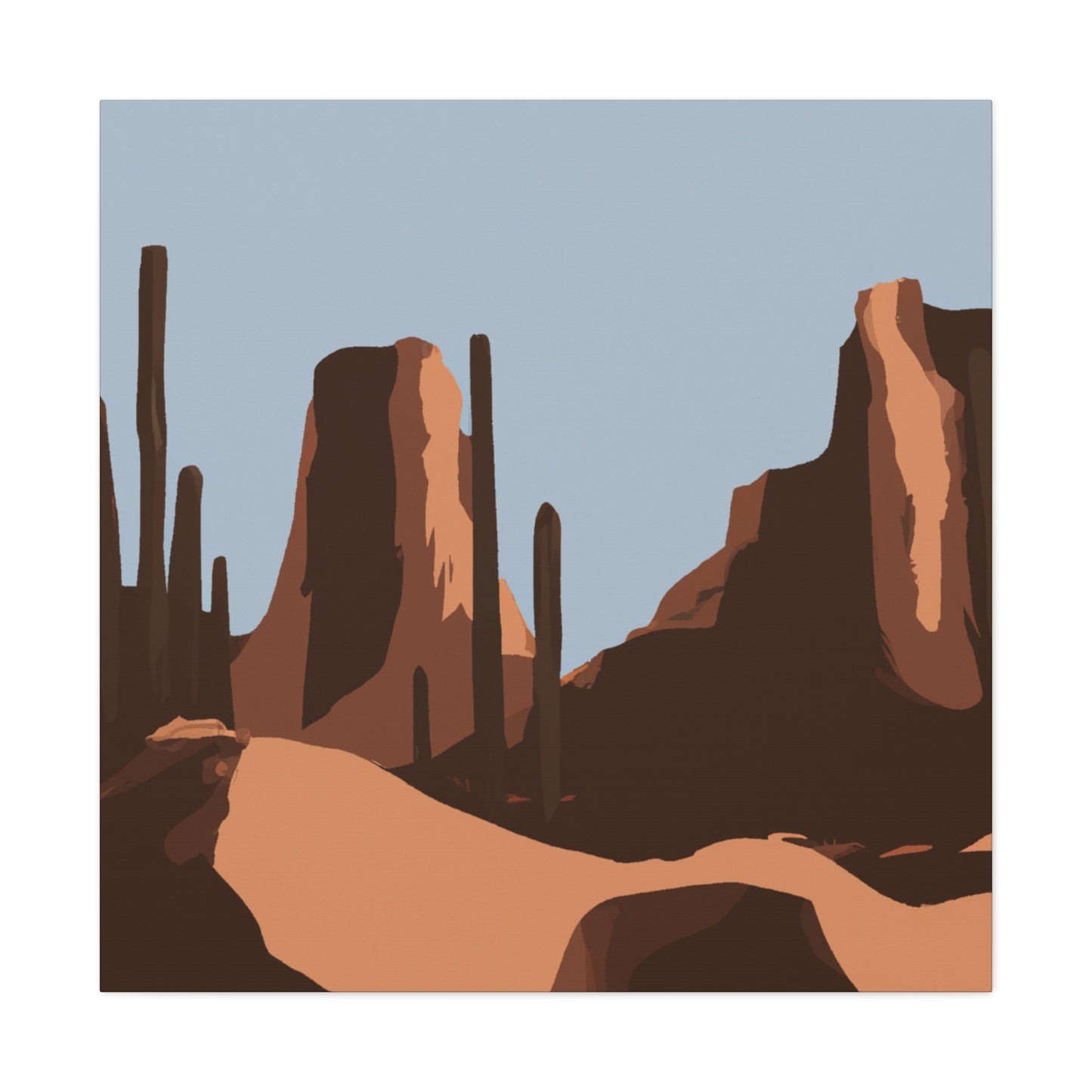 Prickly Oasis - Landscape - Canvas