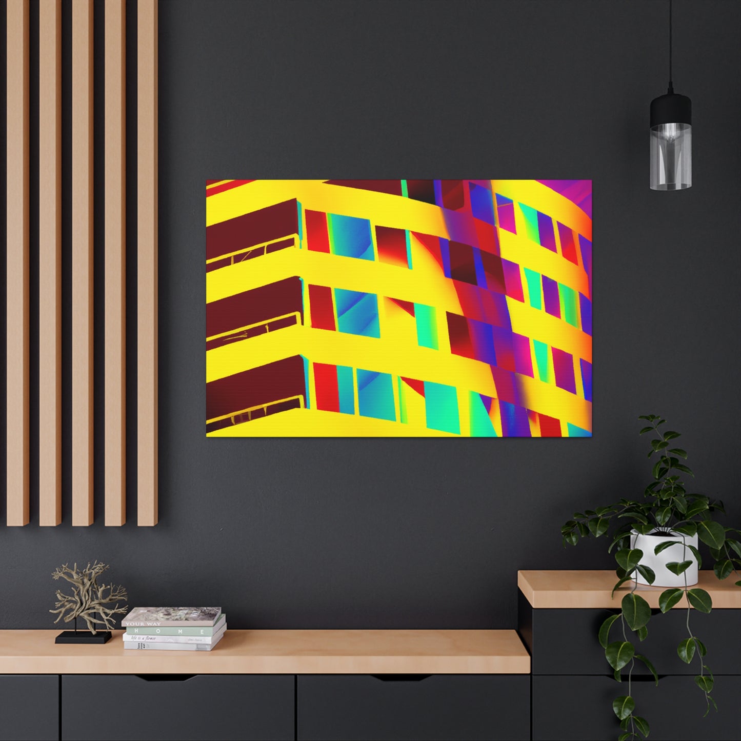 Majestic - Architectural Canvas Pop Art