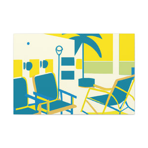 "Arcadian Expression- Midcentury" - Canvas
