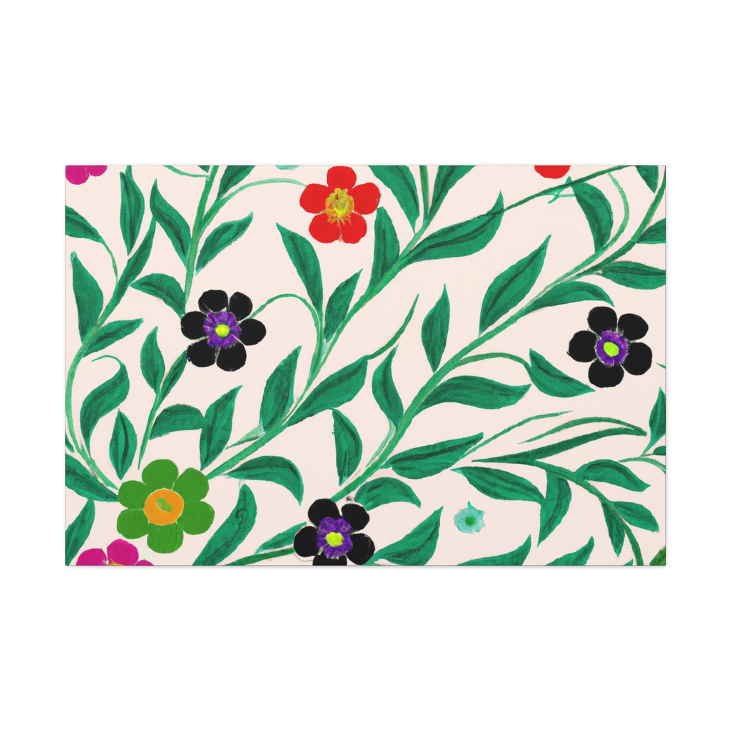 Poiseon - Floral - Canvas