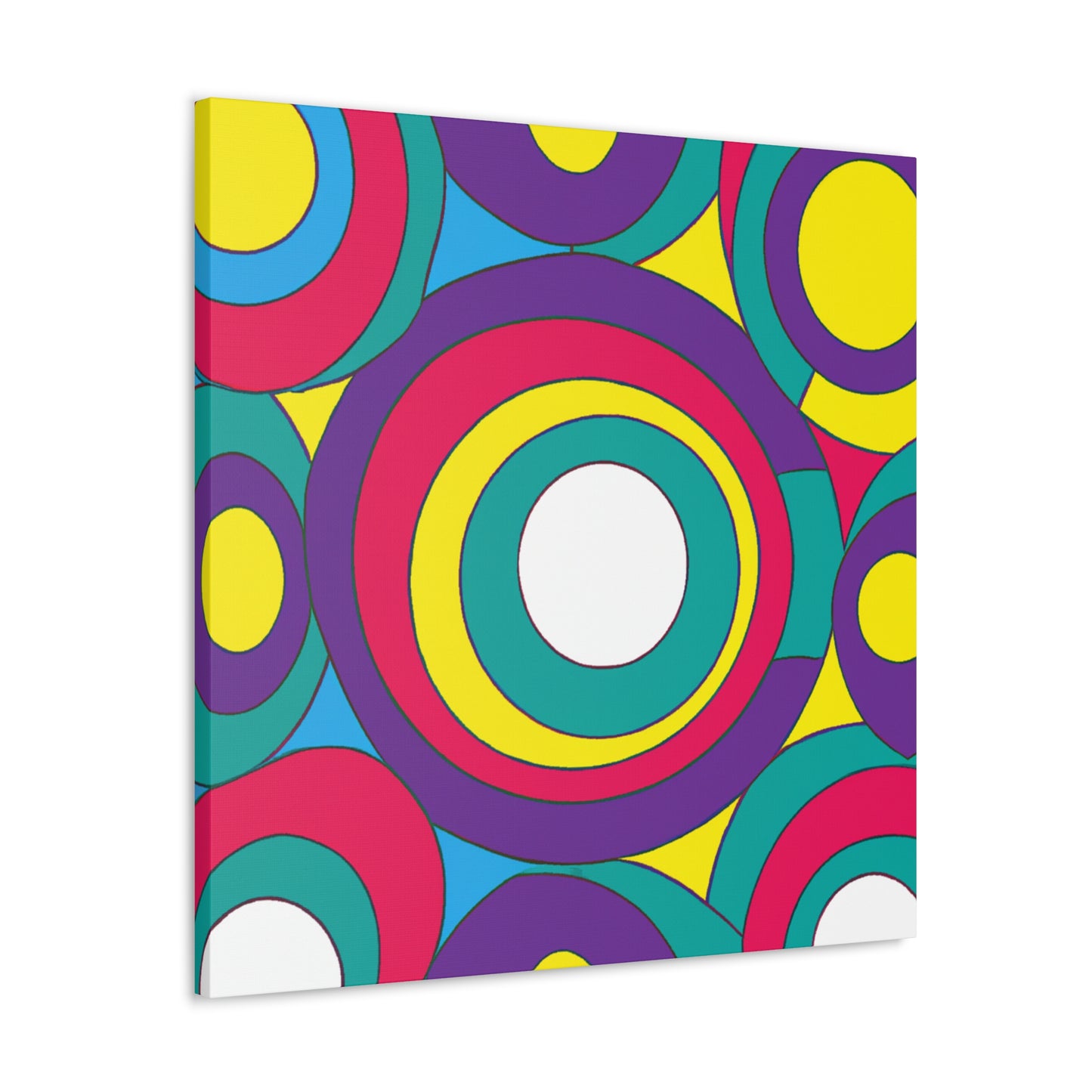 Circular Fury - Midcentury Retro Canvas