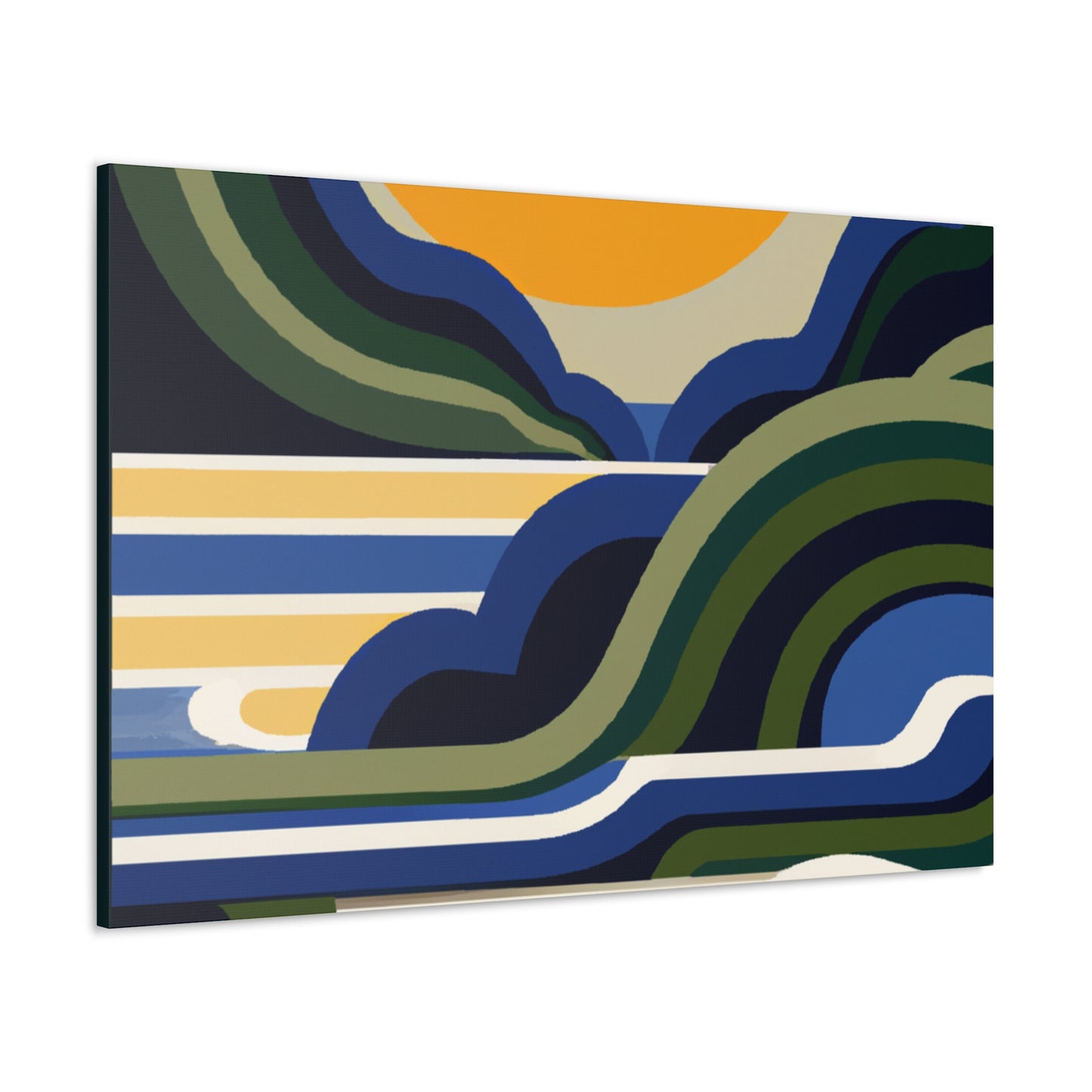 Mount Potamus - Midcentury Canvas