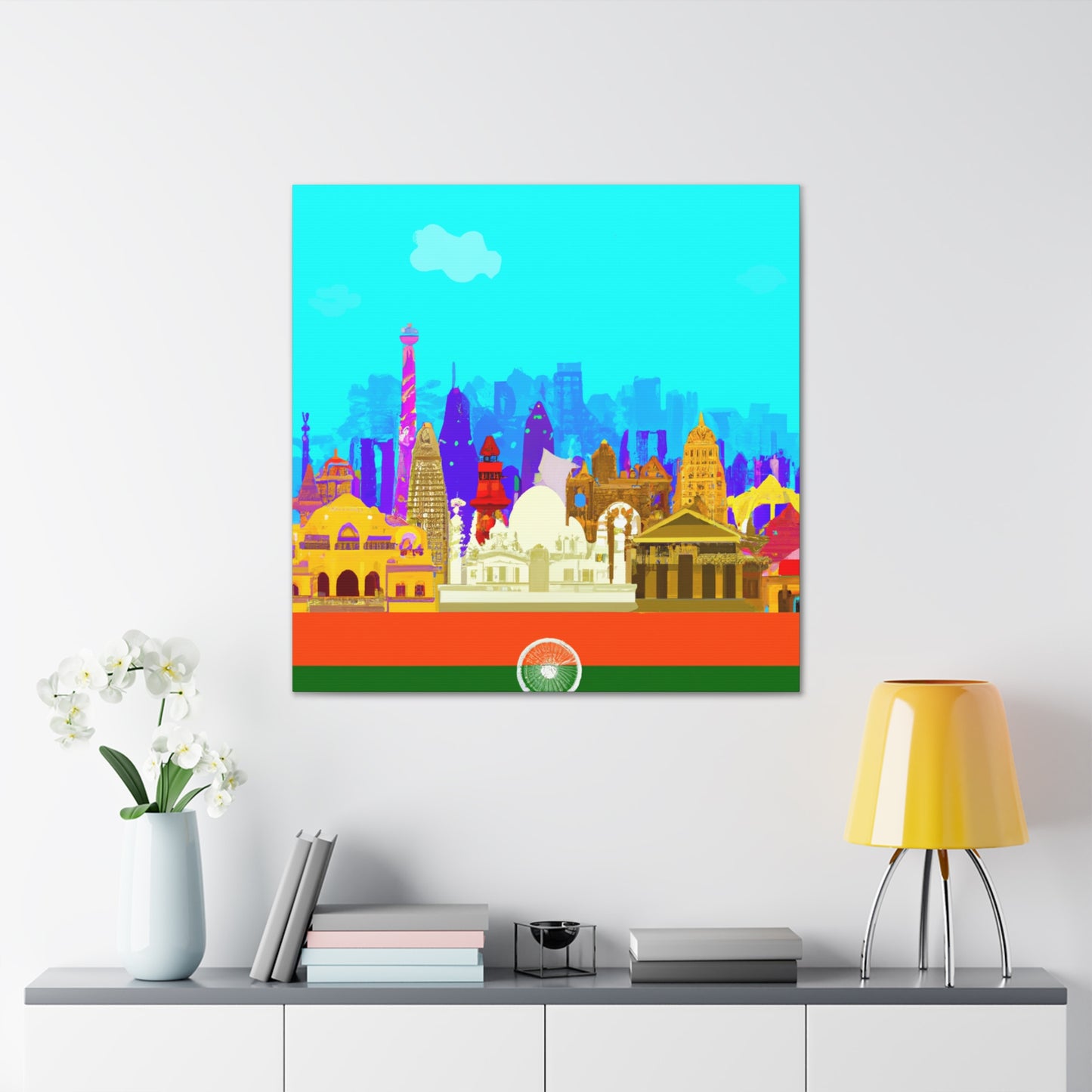 Vibrant Splendour - Destination India - Canvas