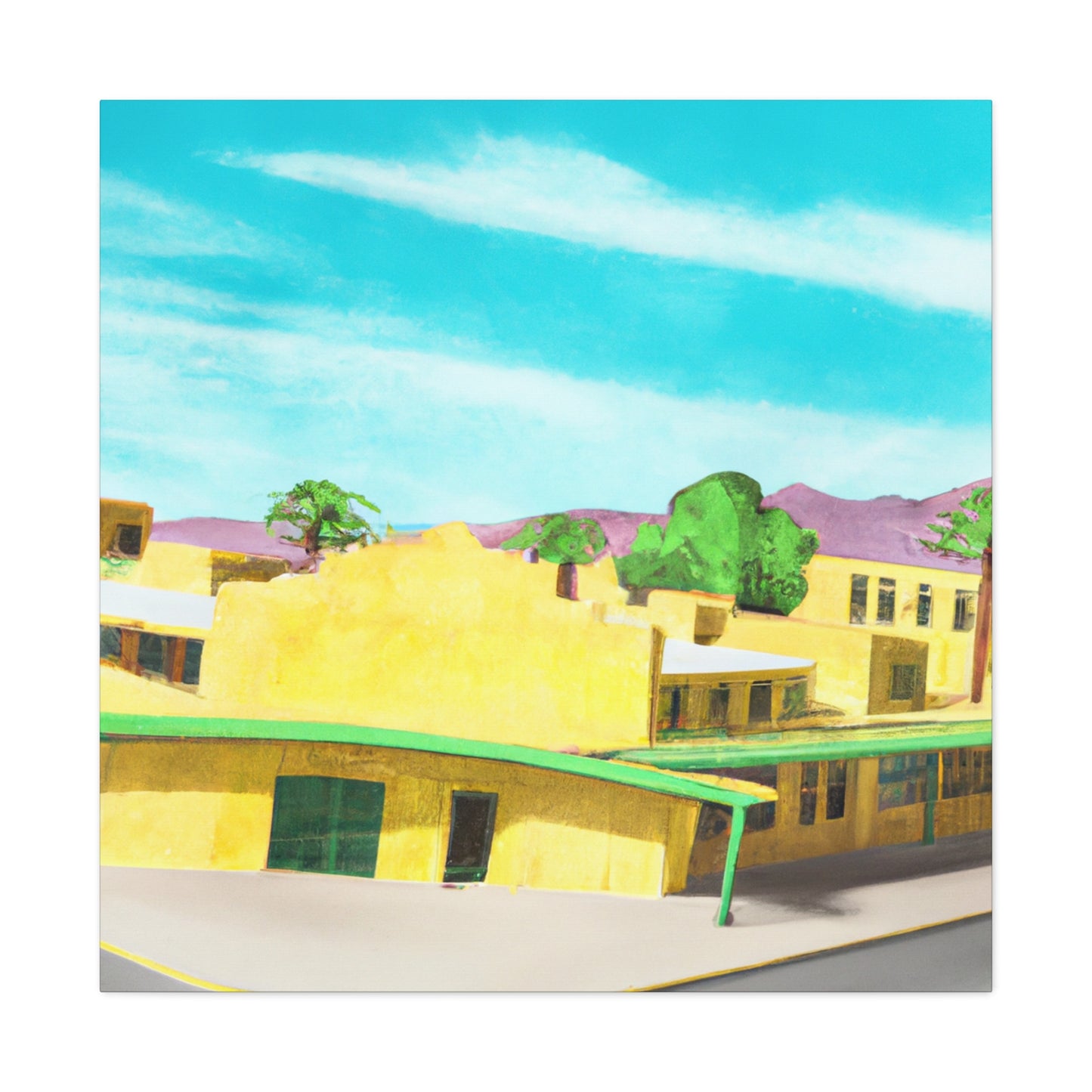 Sandstone Mirage - Architectural - Canvas