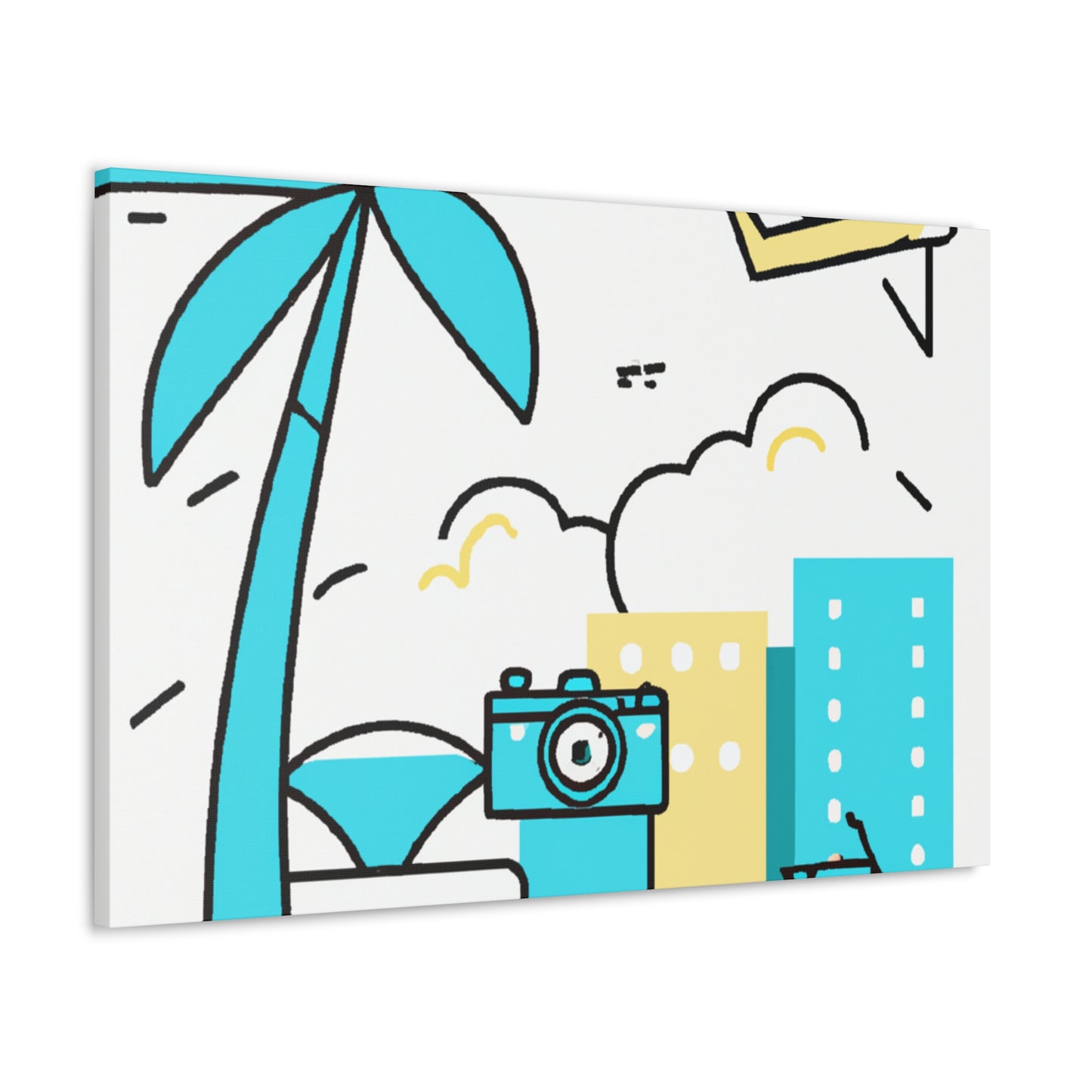 Blue Skyless - Minimalism - Canvas