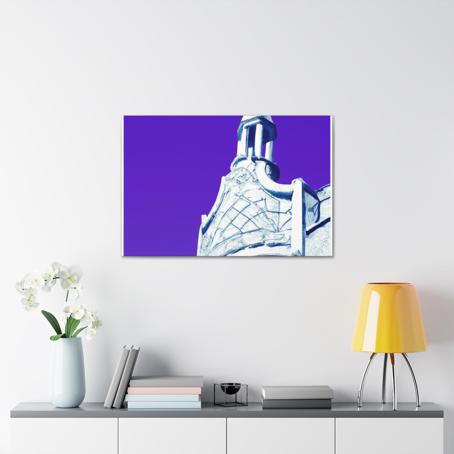 'The Majestic Metropolis' - Art Deco Architectural Canvas