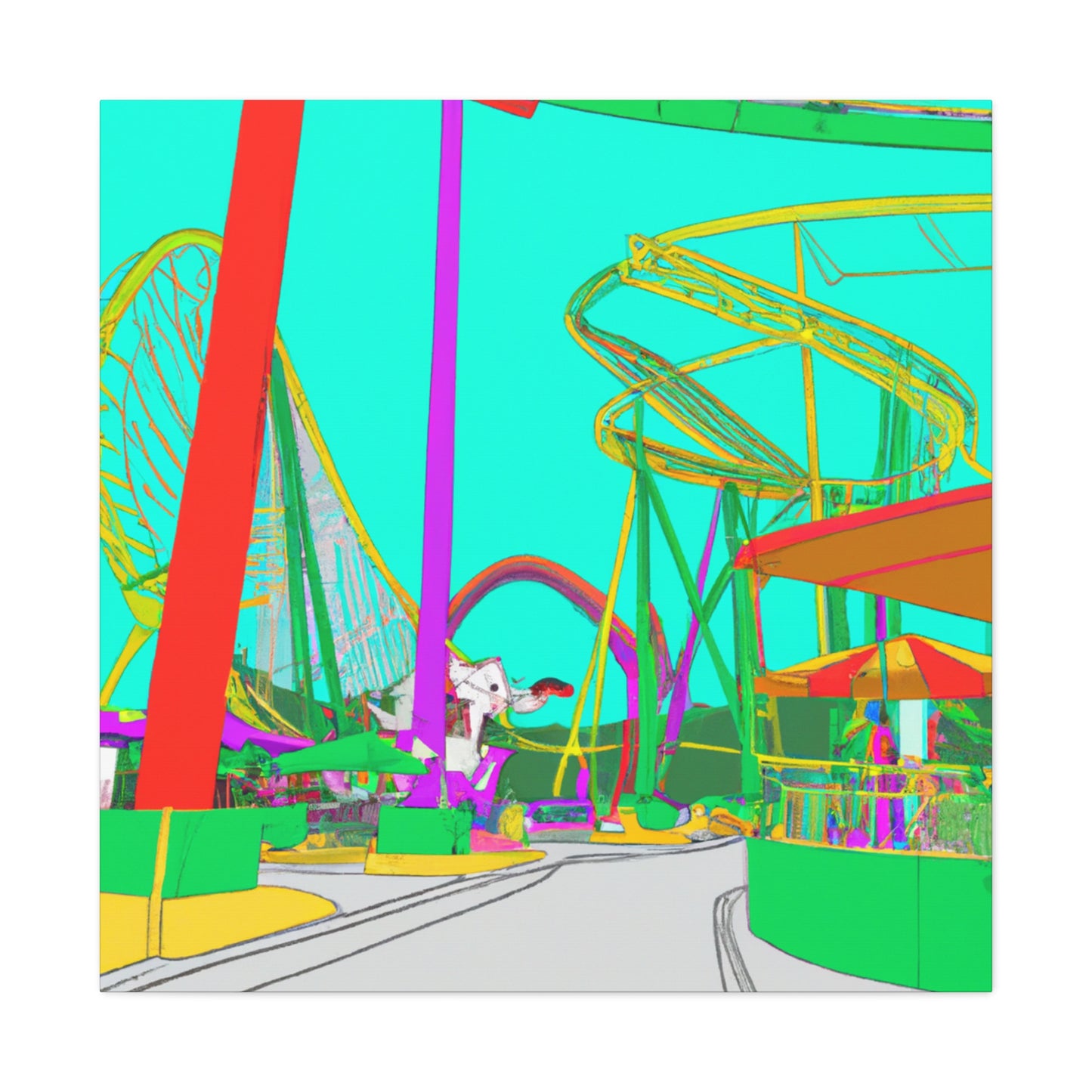 GlimmerGalaxy - Amusement - Canvas