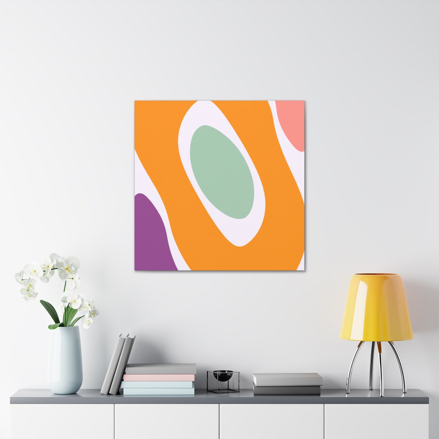 Atomic Orbiter- Midcentury - Canvas