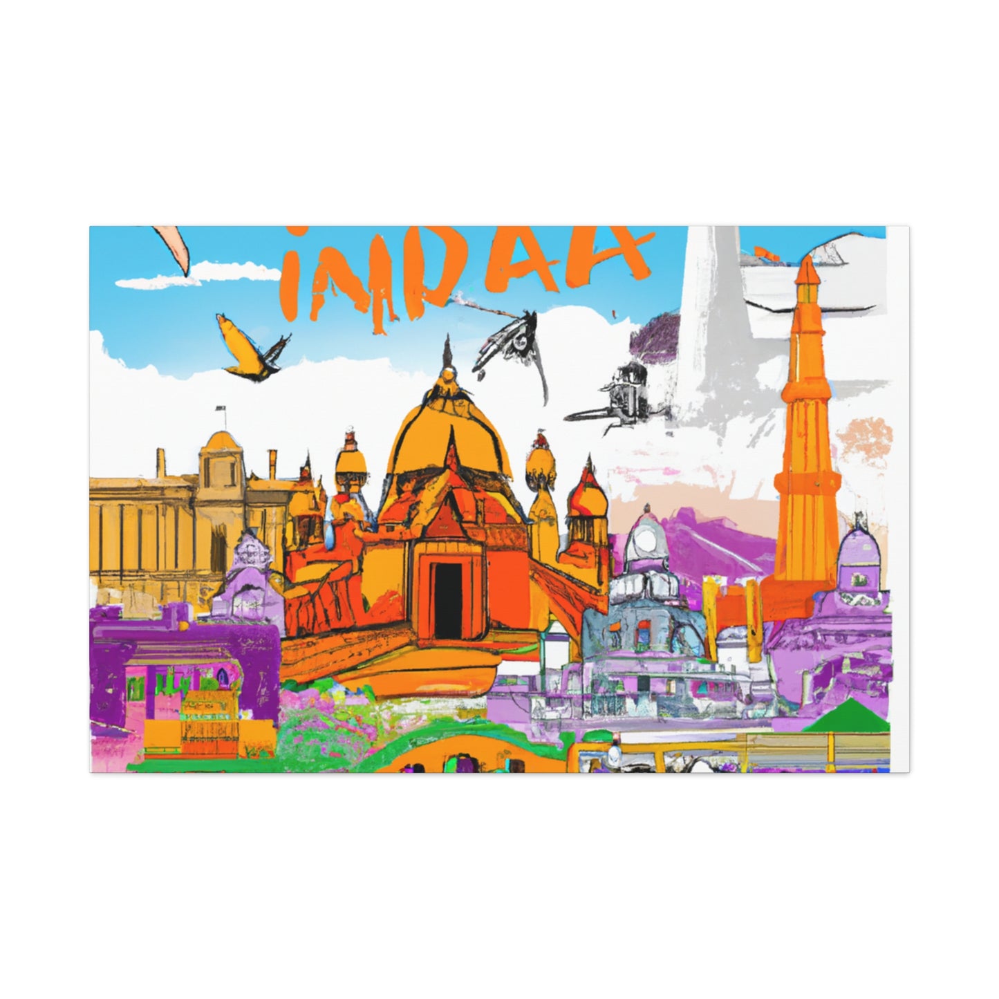 Khandeshi Palms - Destination India - Canvas