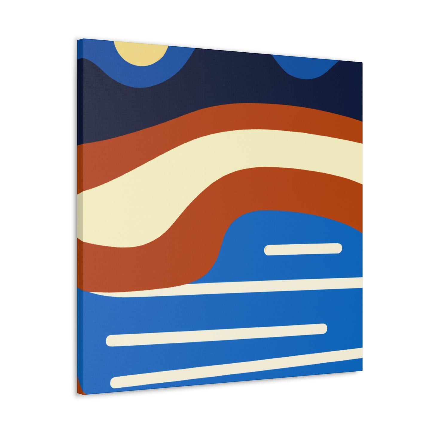 Sleek Run - Midcentury Canvas