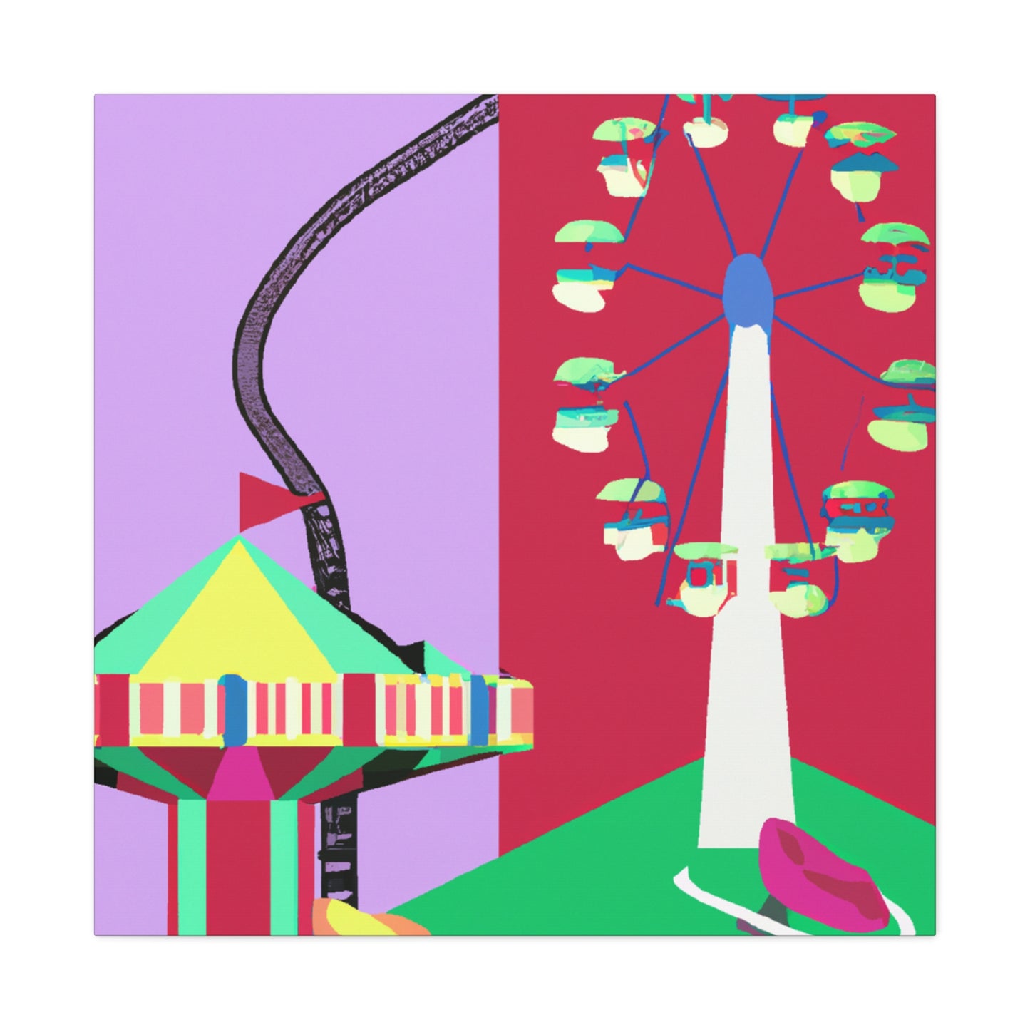 Fantasialand- Amusement - Canvas