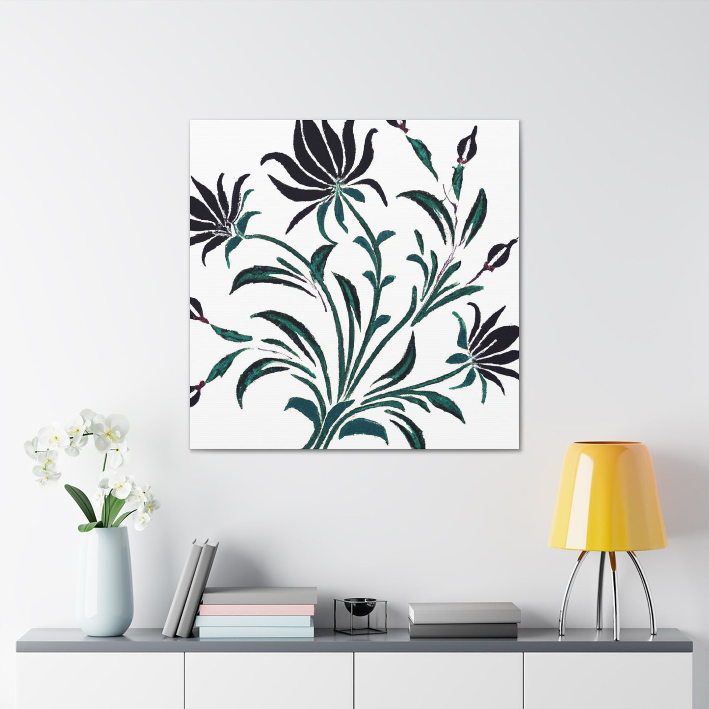 Lotus Divine - Floral - Canvas