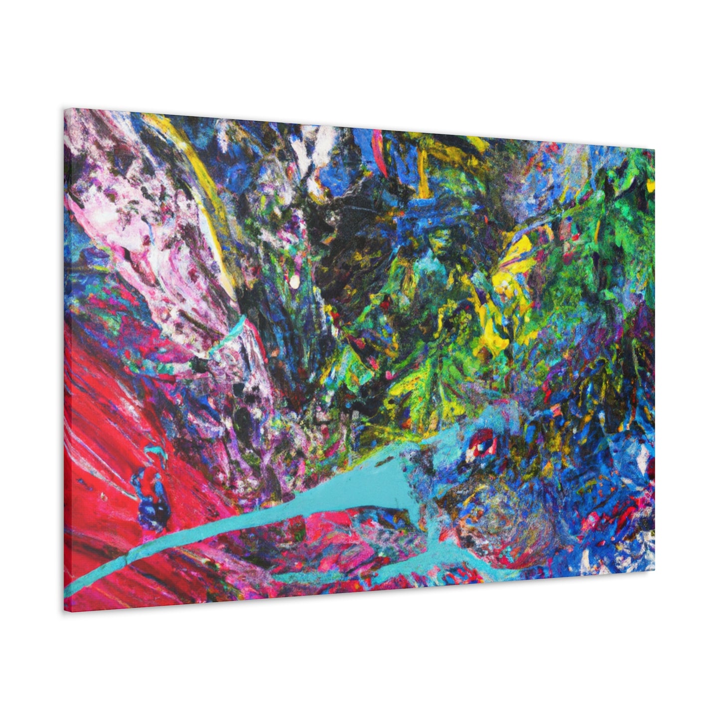 'Happy Family Reunion' - Abstract Canvas