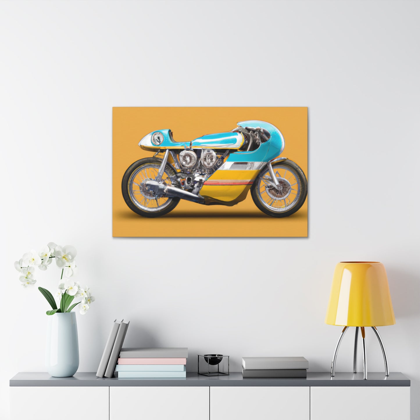 The Firecycle - Automobile - Canvas