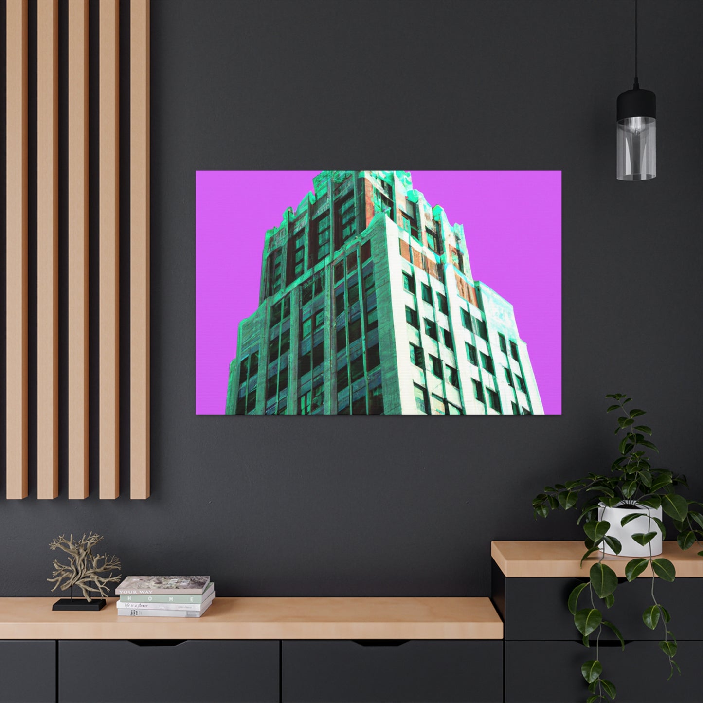 The Prism Palace: A Modern Twist on Art Deco Architecture - Canvas