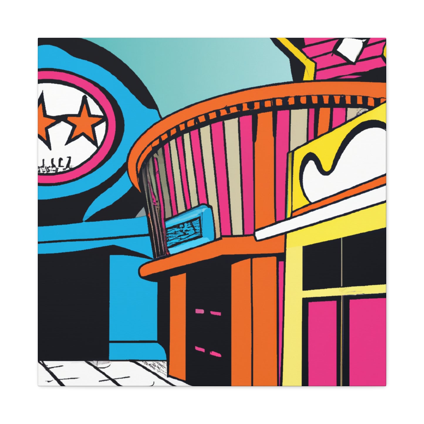 Clementine's Classic Theater - Canvas - Pop Art