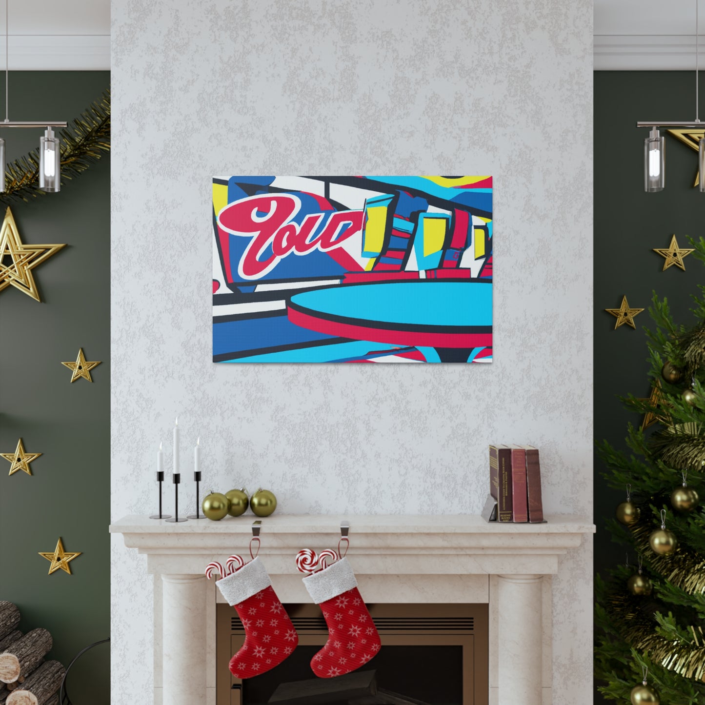 'The Juke Box Diner' - Canvas - Pop Art
