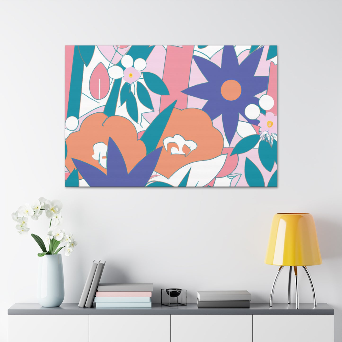 Blissful Bloom - Floral - Canvas