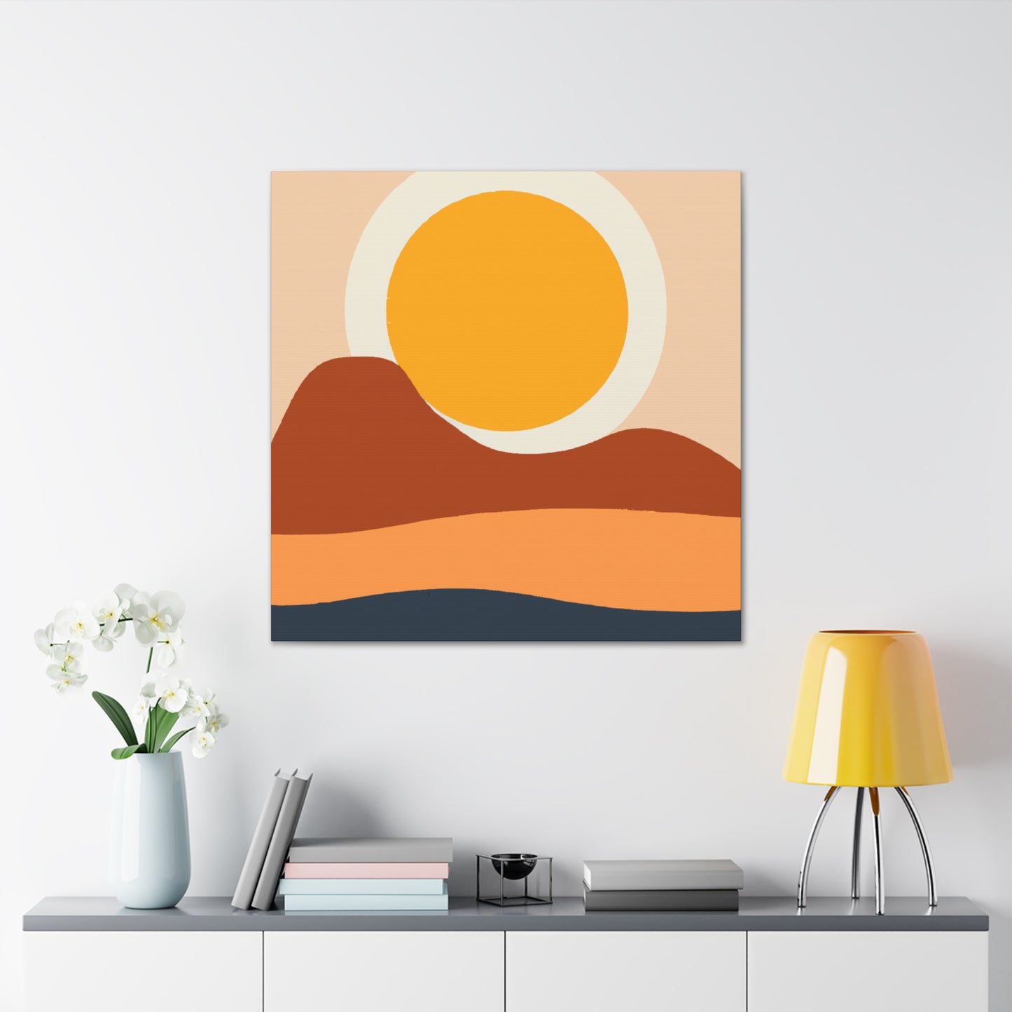 "Simple Reflections - Minimalism". - Canvas