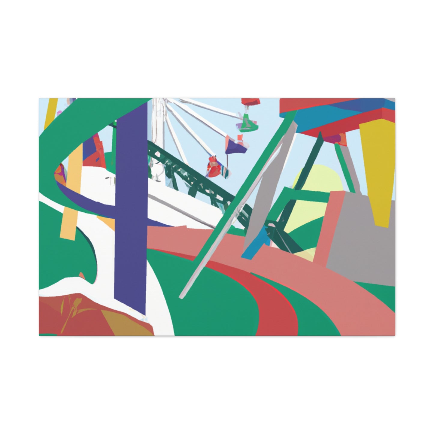 Magical Carousel - Amusement - Canvas