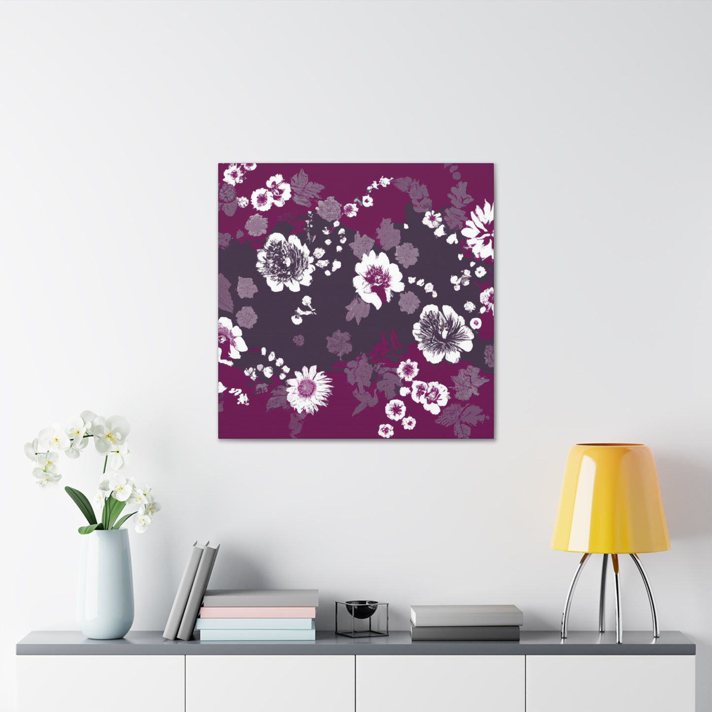 Celestial Bloom - Floral - Canvas