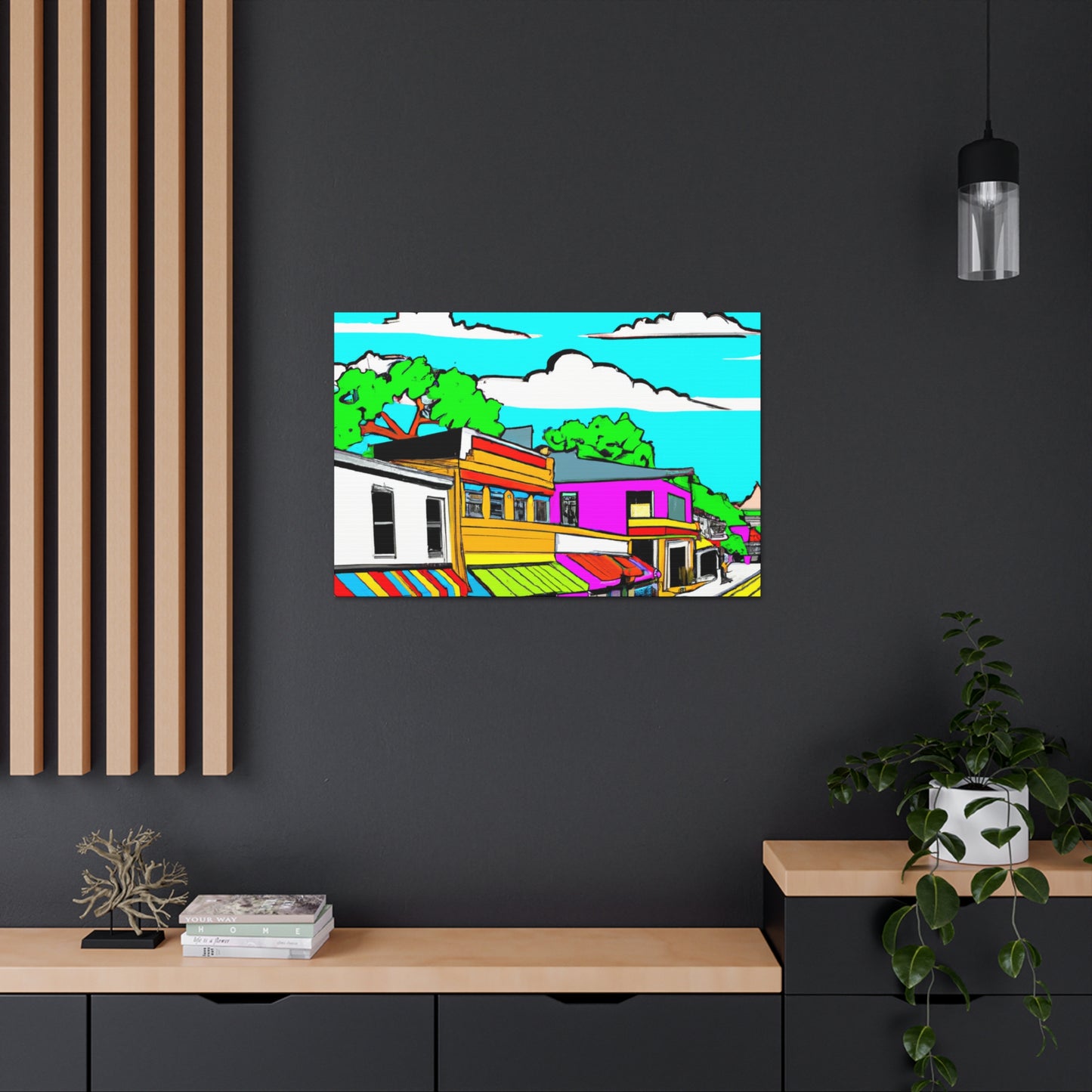 Specialville Avenue - Architectural Canvas Pop Art