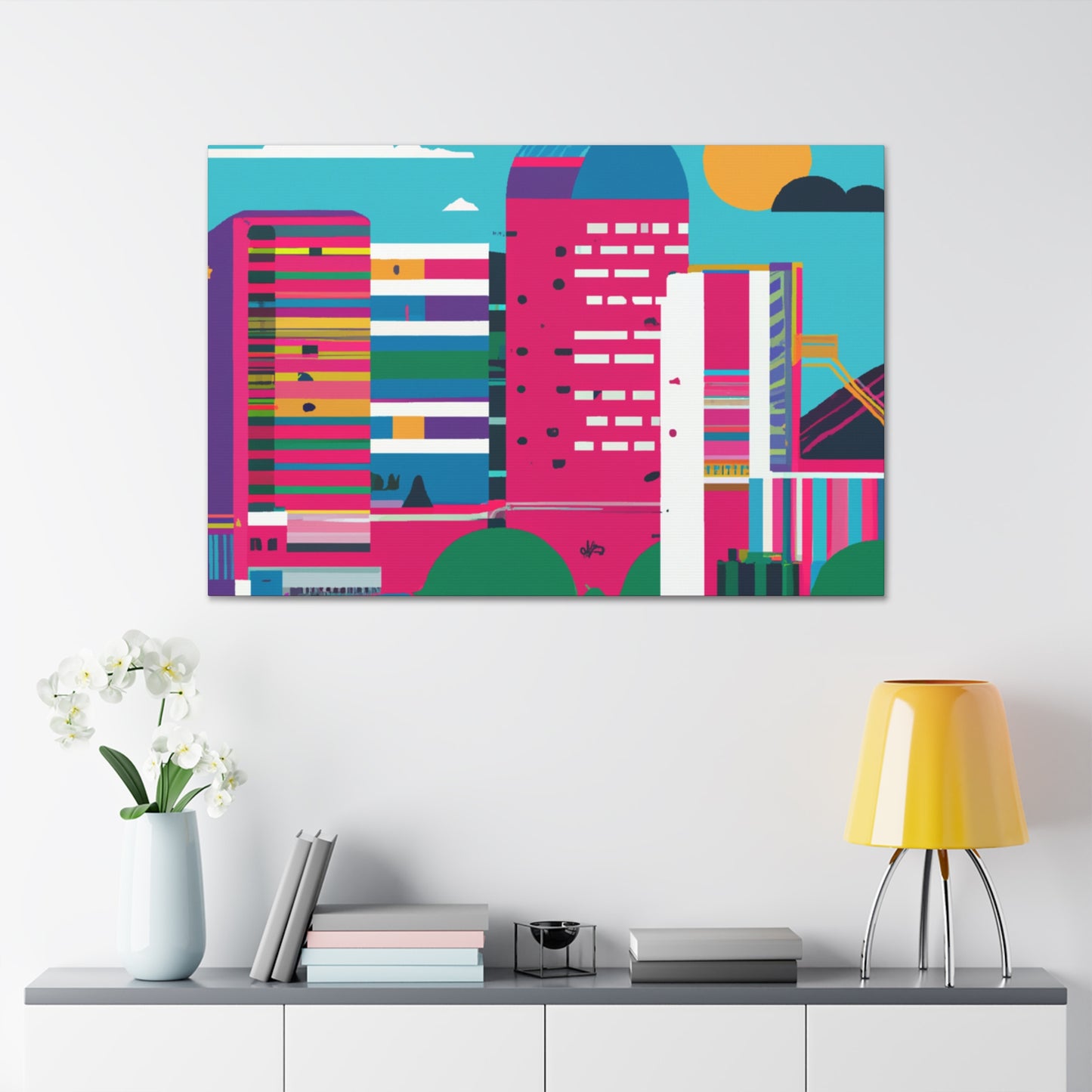 Arriba South America - Canvas