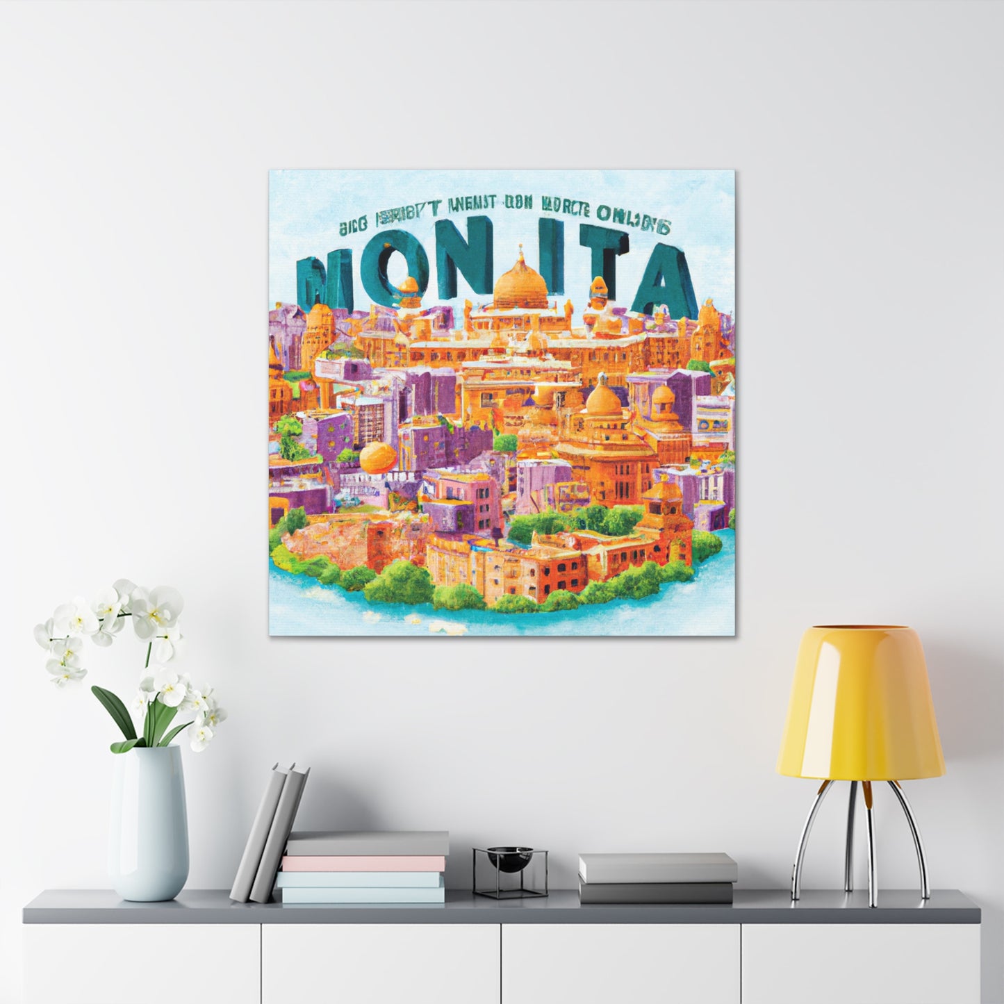 Mahatma Gandhi - Destination India - Canvas