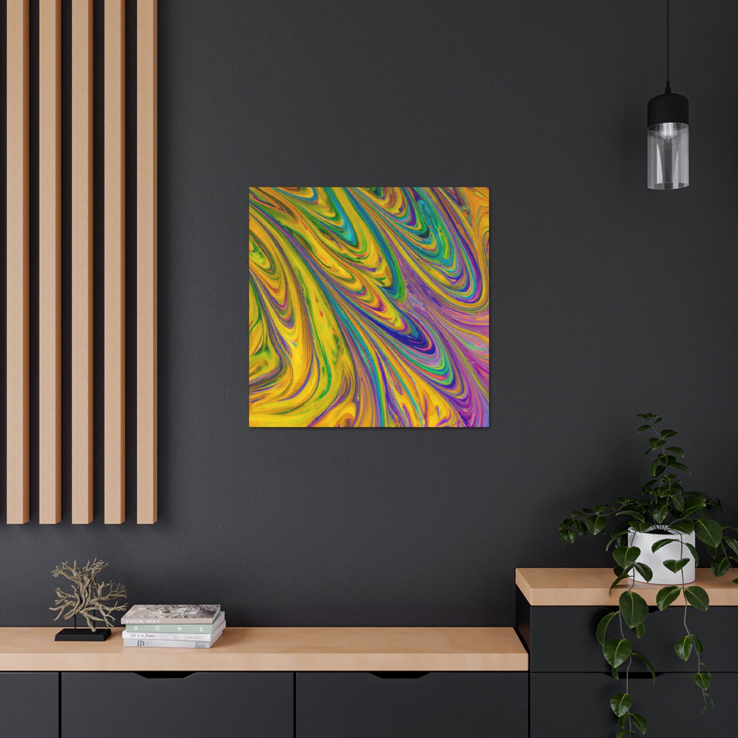 Yello Rijn - Abstract Canvas