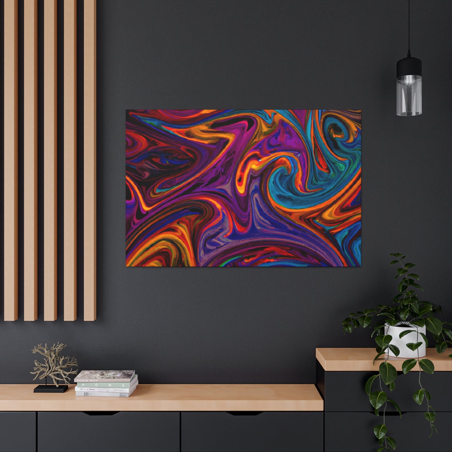 Dark Mystery - Canvas - Abstractt