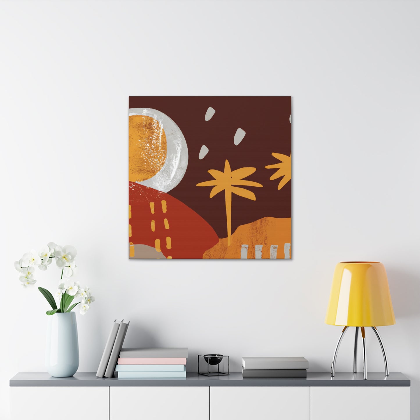 Mystic Breeze - Midcentury - Canvas