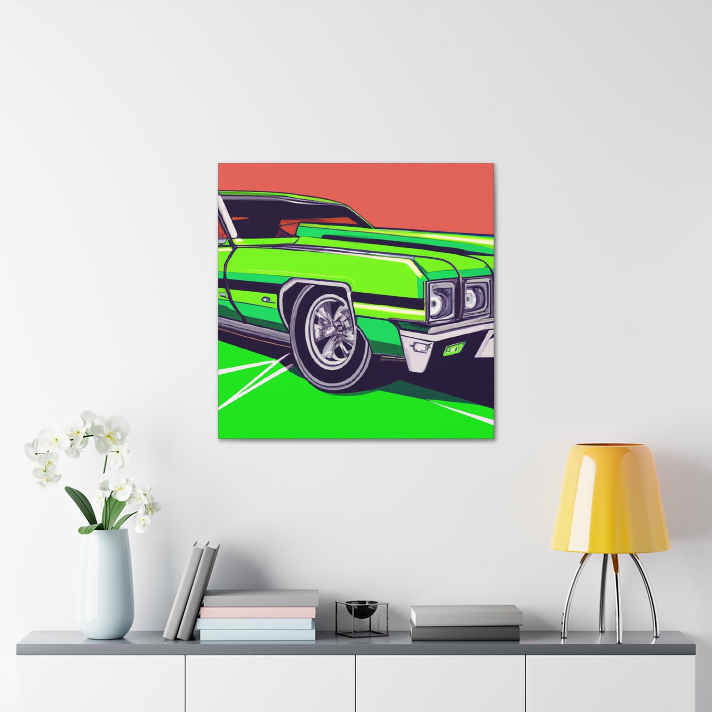 The Spitfire - Automobile - Canvas