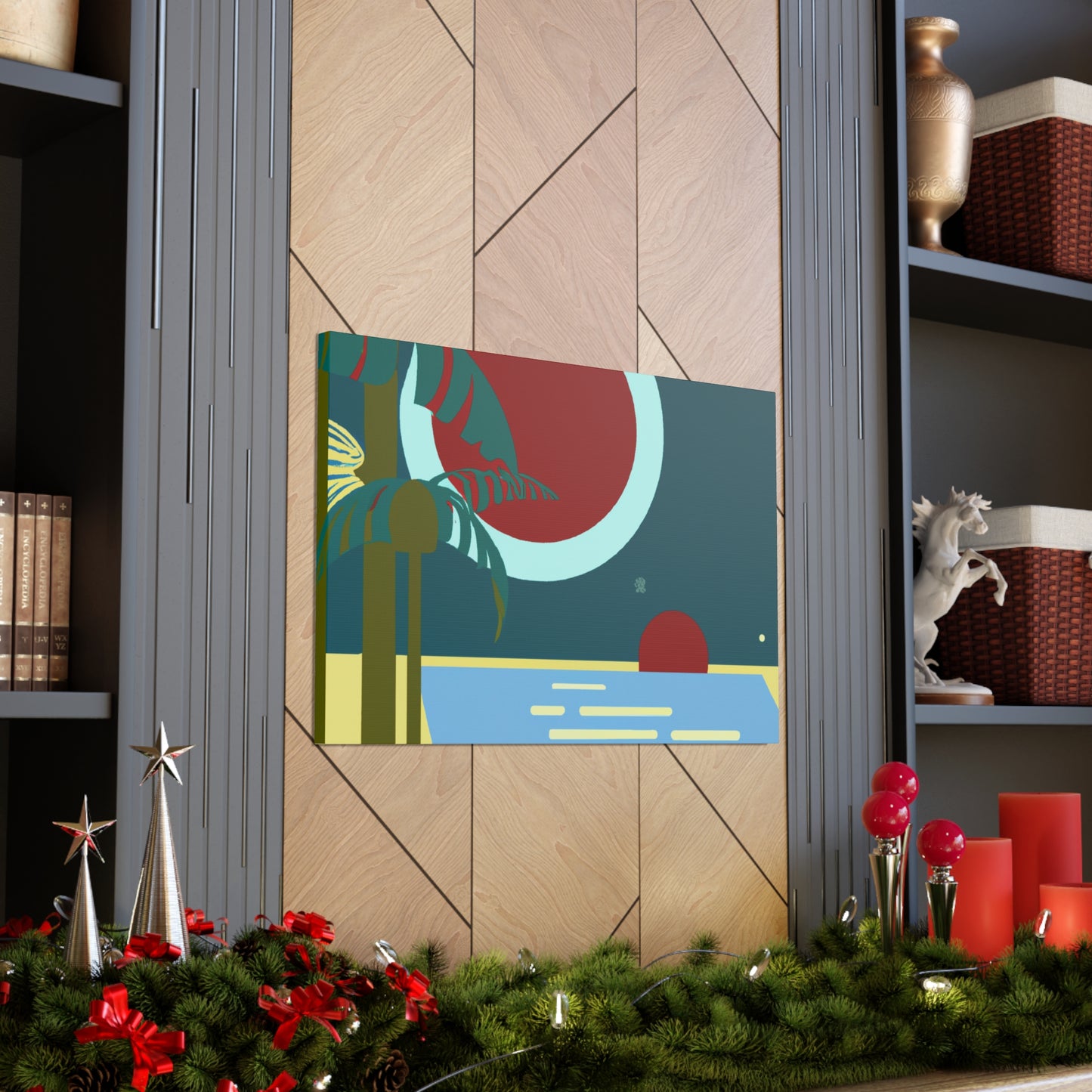 Fruitful Flickertail - Midcentury Canvas