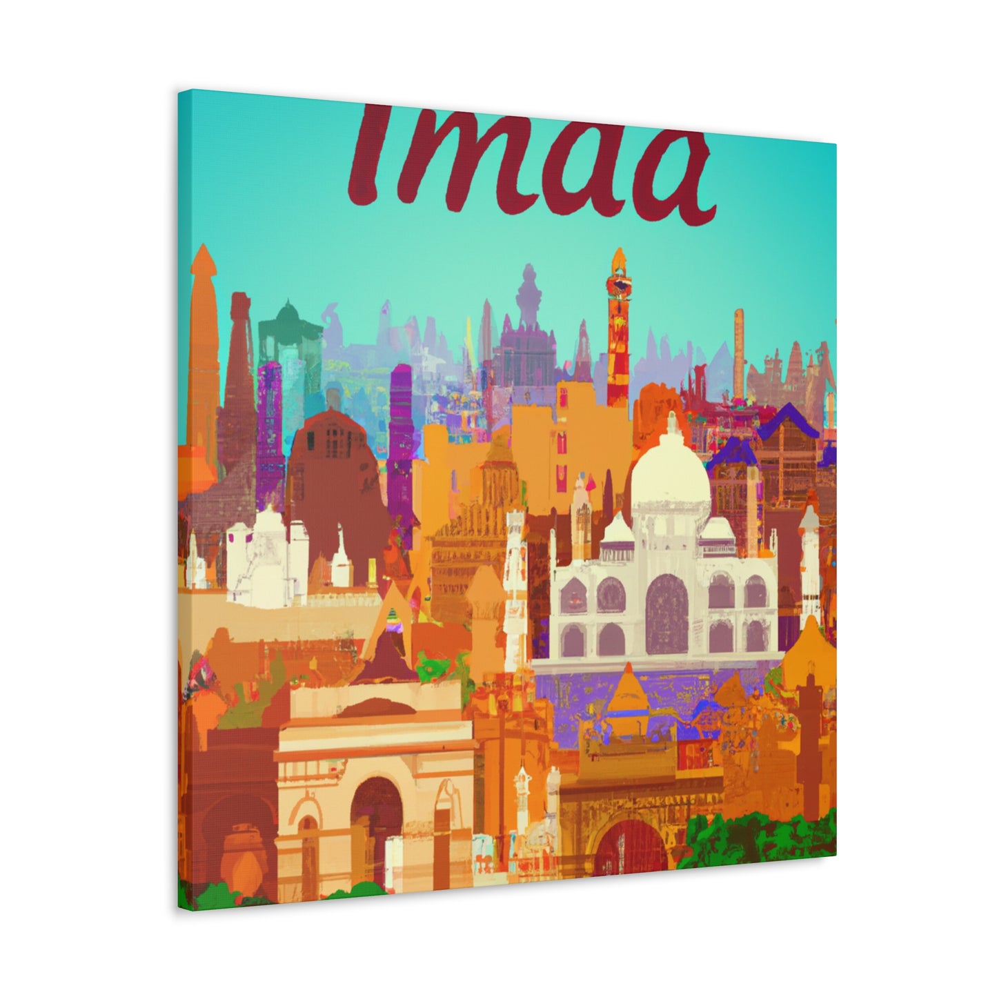 Namaste- Destination India - Canvas