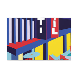 "Aviated Elegance - Midcentury" - Canvas
