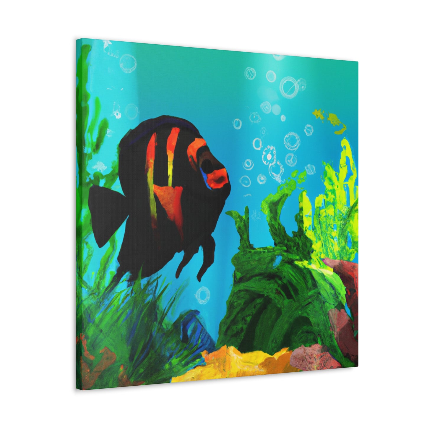 "Crest of the Deep Blue" - Underwater Canvas