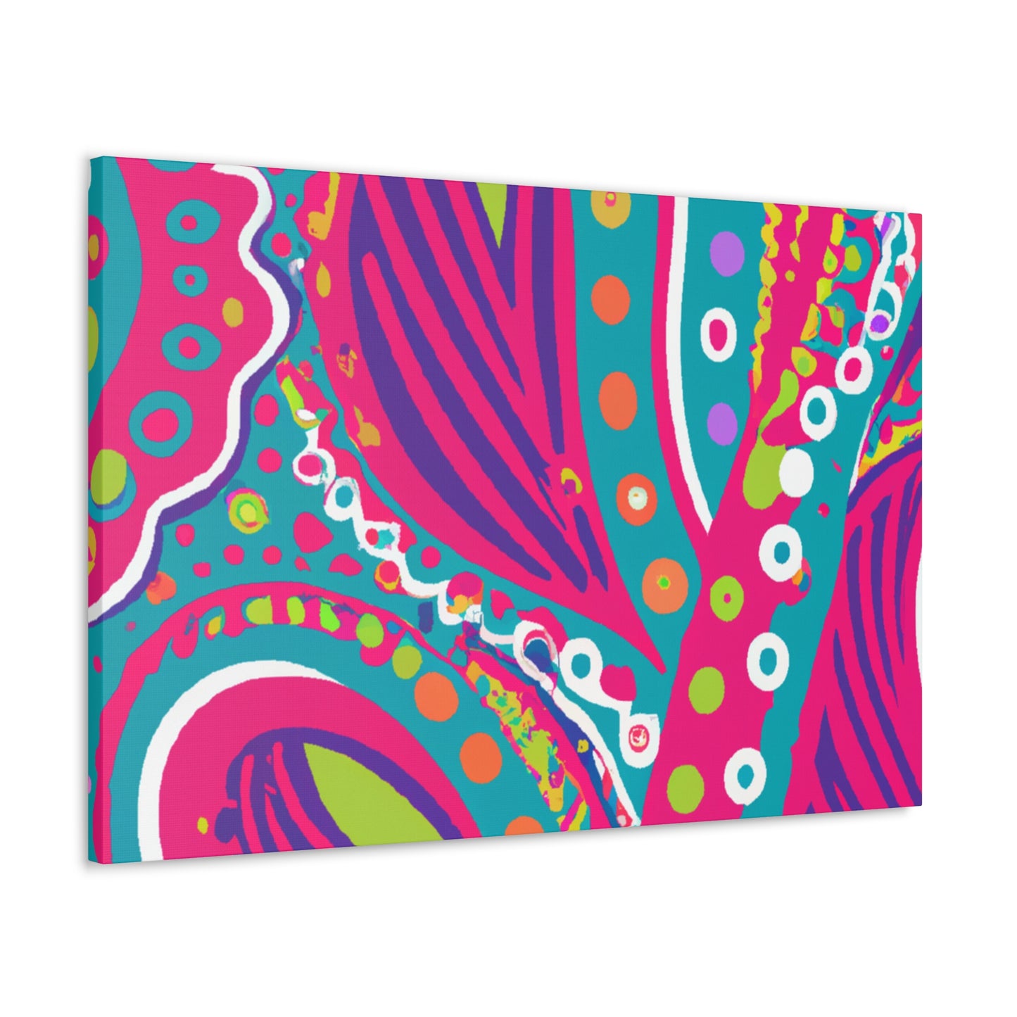 Flamenose! - Abstract Retro Design Canvas