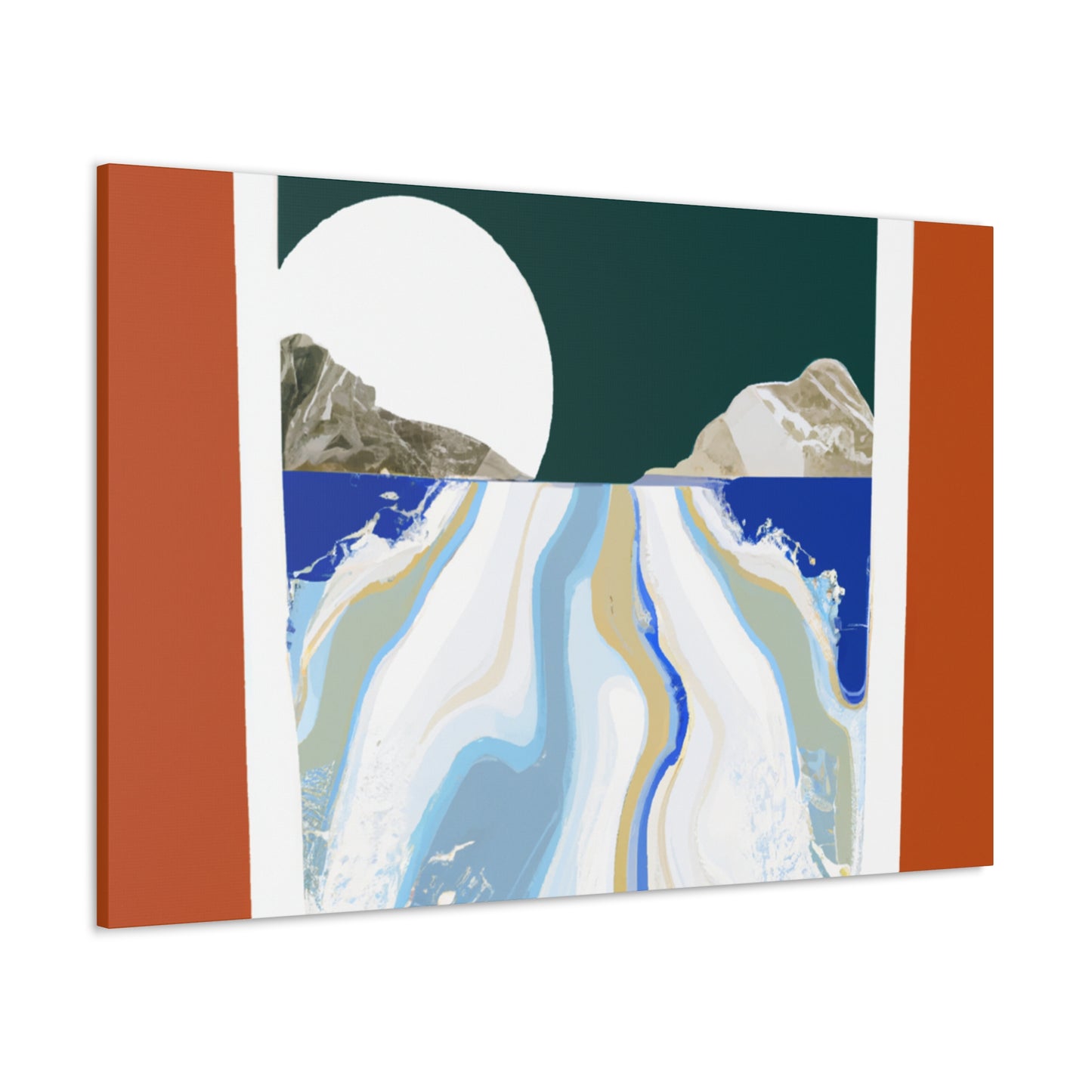 Icy Slope - Midcentury Canvas