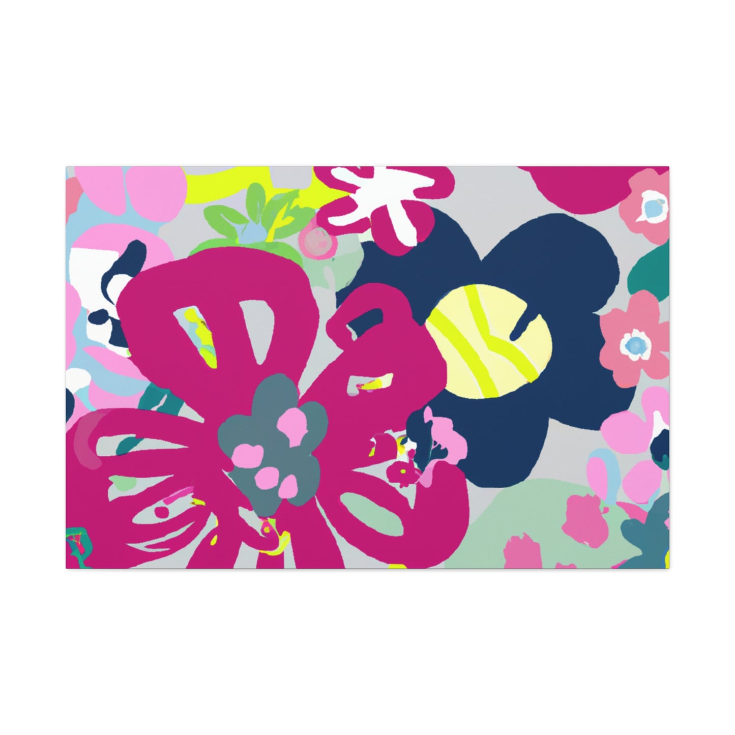 "Petals of Passage" - Floral Canvas