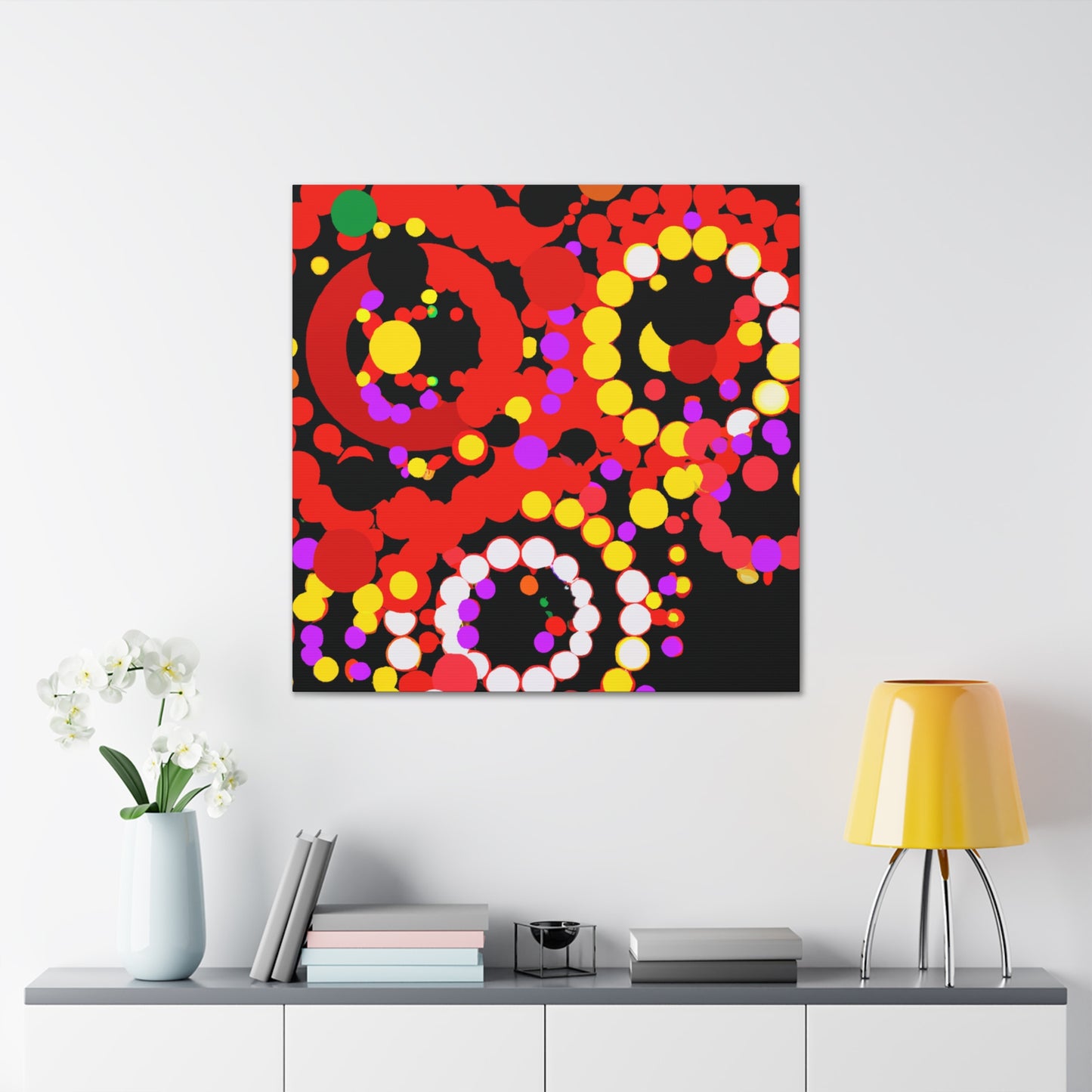 Vibrant Reflection - Abstract - Canvas