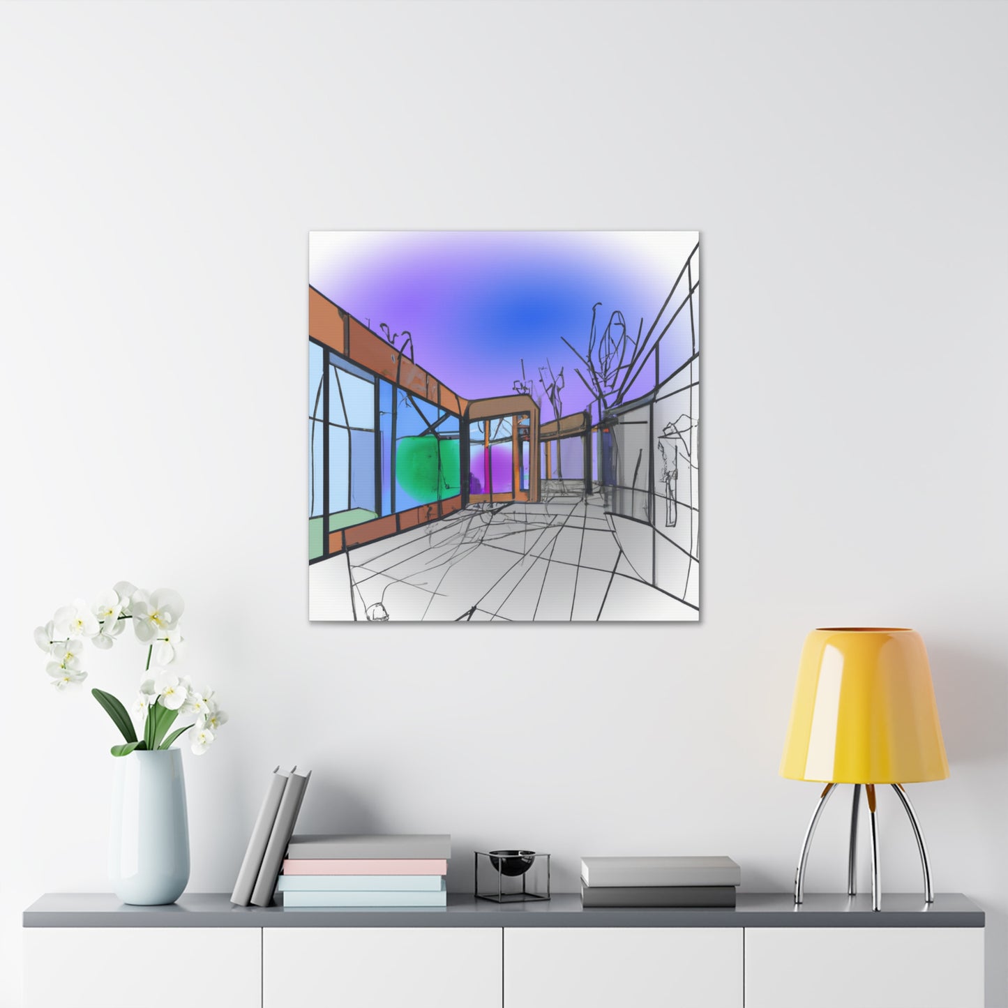 Even Of Winter - Canvas - Architectural