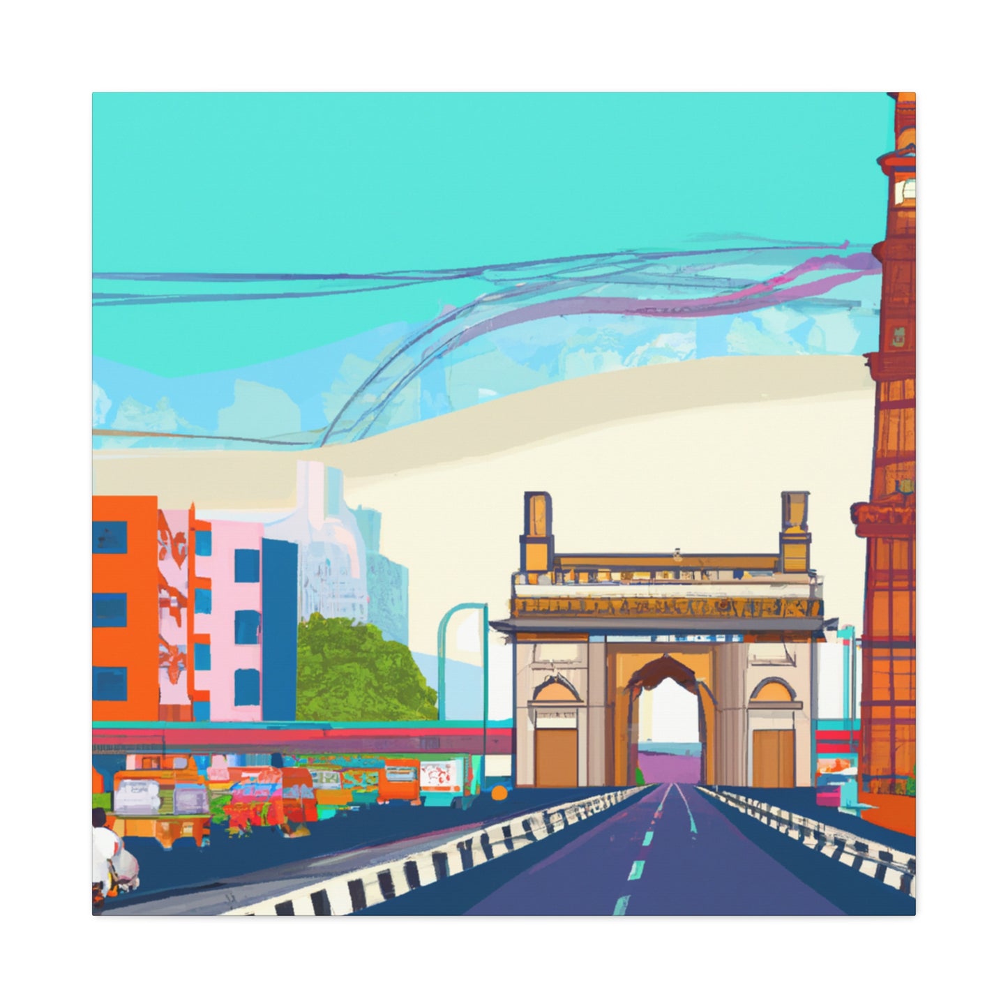 Vedic Vista - Destination India - Canvas