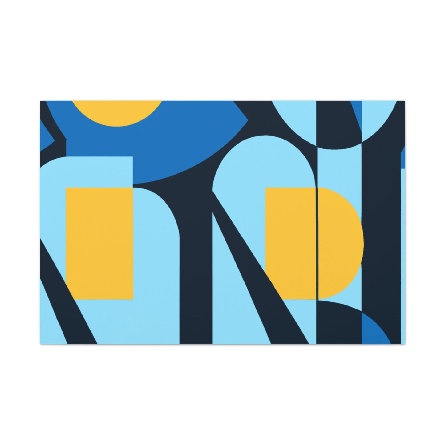 Abstract Pause - Midcentury - Canvas