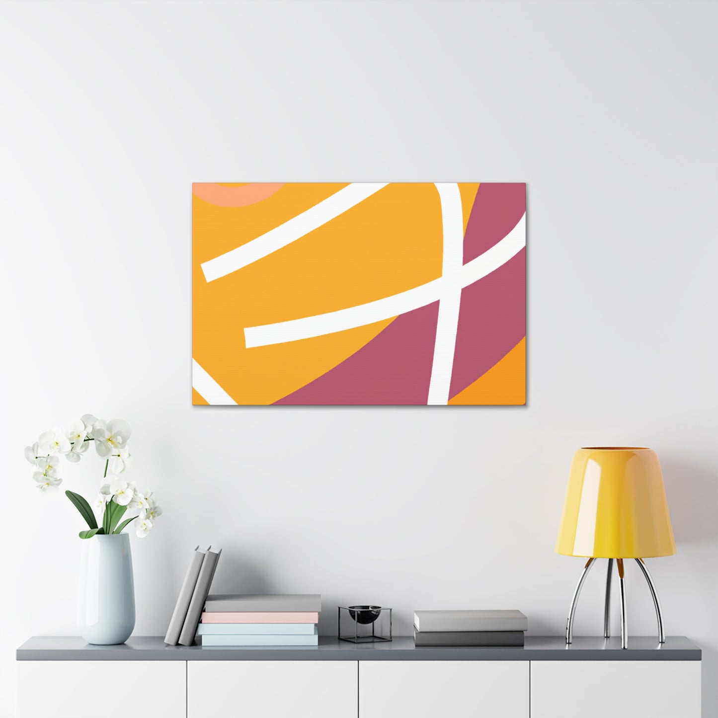Dreamy Sunburst - Midcentury - Canvas