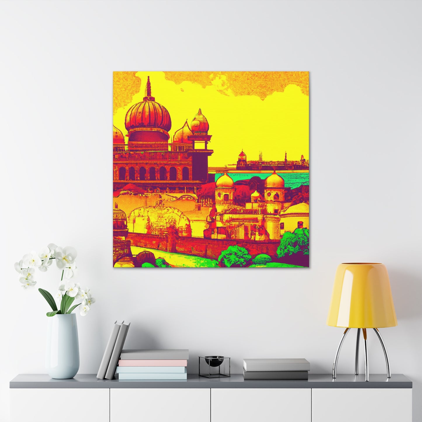 TajMahal- Destination India - Canvas