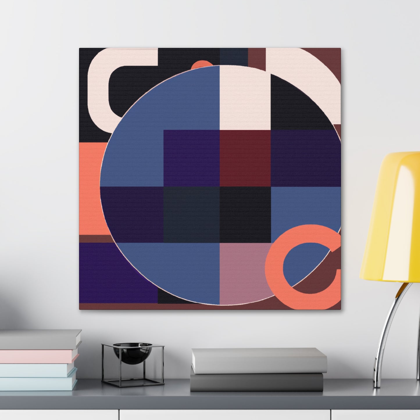Scrollscape- Midcentury - Canvas