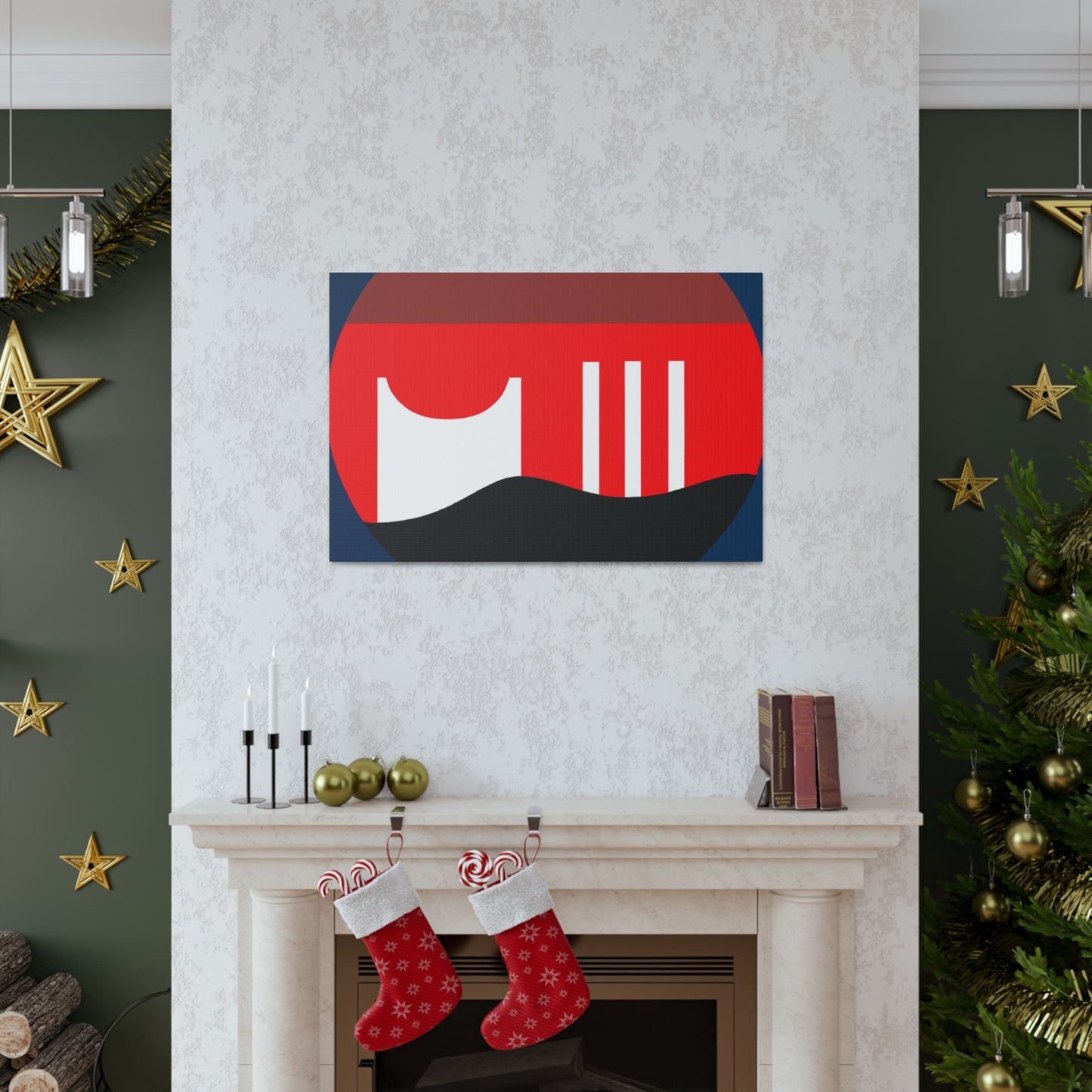 Redbetter- Midcentury Canvas